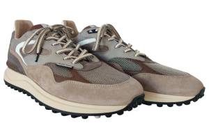 FLORIS VAN BOMMEL 10159 beige sneaker - www.claessensschoenen.nl