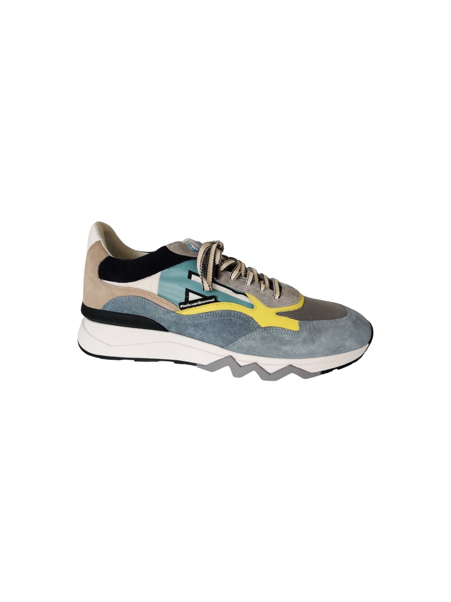 FLORIS VAN BOMMEL 10136-342-03 licht blauw sneaker - www.claessensschoenen.nl