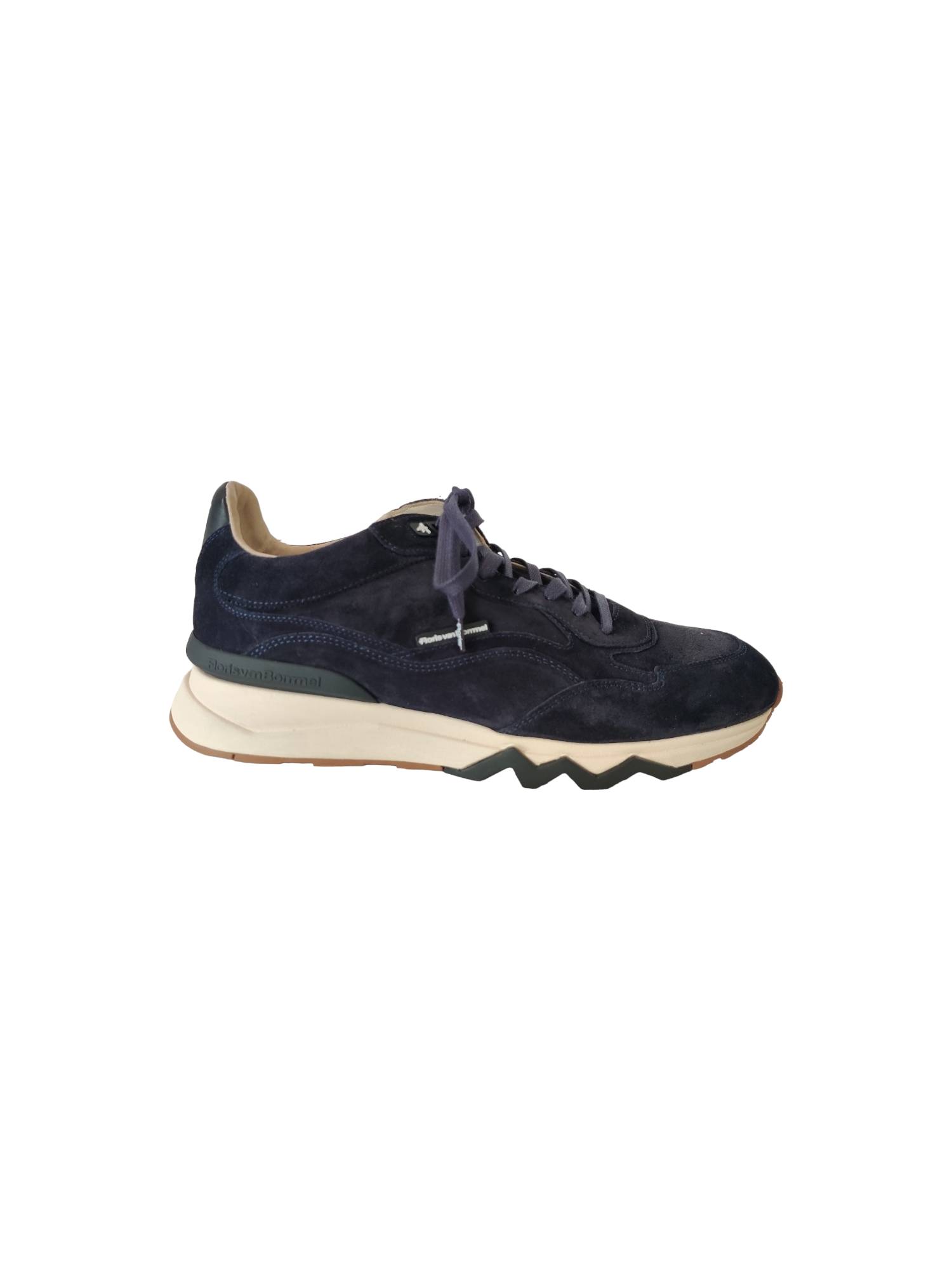 FLORIS VAN BOMMEL 10136 blauw sneaker - www.claessensschoenen.nl