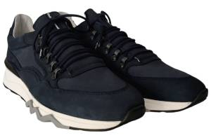 FLORIS VAN BOMMEL 10135-40-02 blauw sneaker - www.claessensschoenen.nl