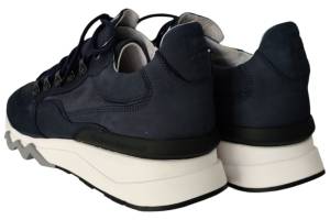 FLORIS VAN BOMMEL 10135-40-02 blauw sneaker - www.claessensschoenen.nl