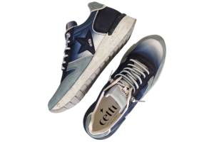 CETTI 1353 blauw sneaker - www.claessensschoenen.nl