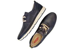 PIKOLINOS 4266 blauw veterschoen - www.claessensschoenen.nl