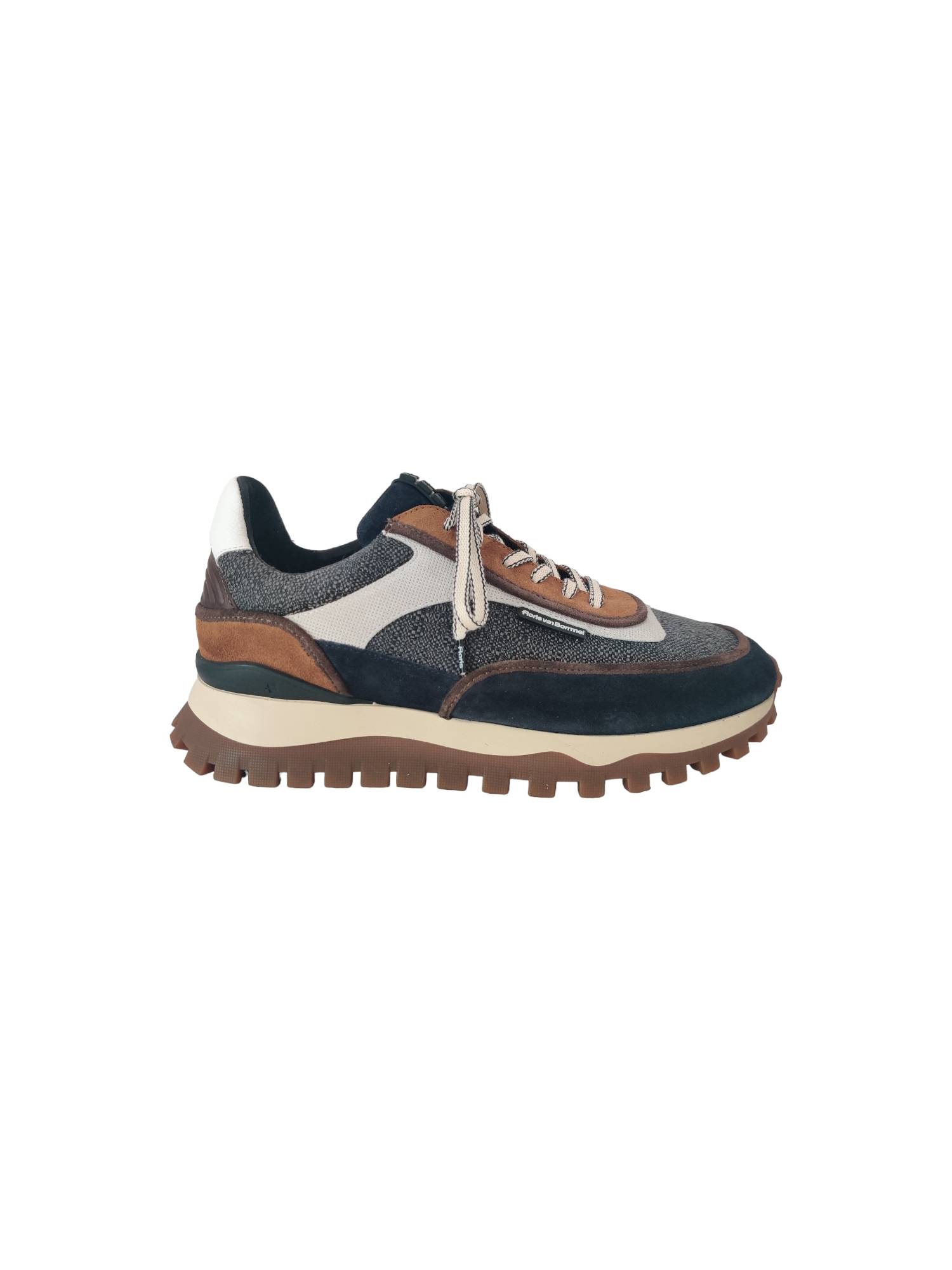 FLORIS VAN BOMMEL 10138 grijs sneaker - www.claessensschoenen.nl