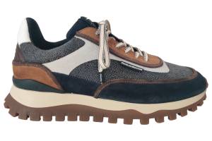 FLORIS VAN BOMMEL 10138 grijs sneaker - www.claessensschoenen.nl