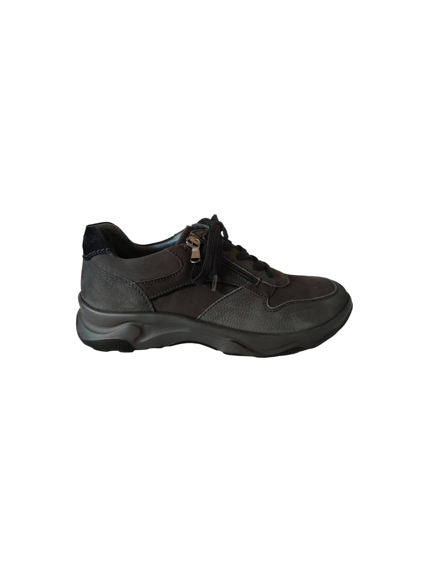 WALDLAUFER 718006 zwart sneaker - www.claessensschoenen.nl