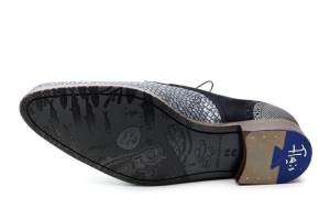 FLORIS VAN BOMMEL 30361  DE STAPPER grijs veterschoen - www.claessensschoenen.nl