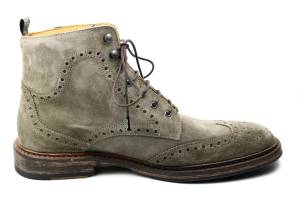 FLORIS VAN BOMMEL 80035  DE MOKER taupe enkelboot - www.claessensschoenen.nl