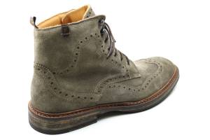 FLORIS VAN BOMMEL 80035  DE MOKER taupe enkelboot - www.claessensschoenen.nl