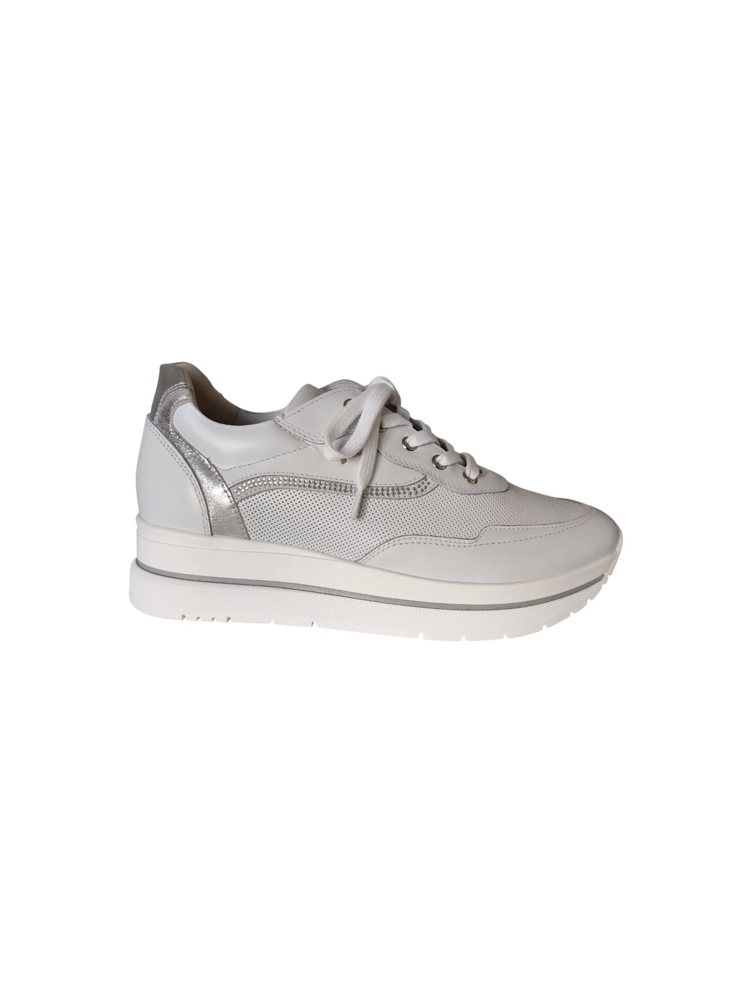 NERO GIARDINI 120902 wit sneaker - www.claessensschoenen.nl