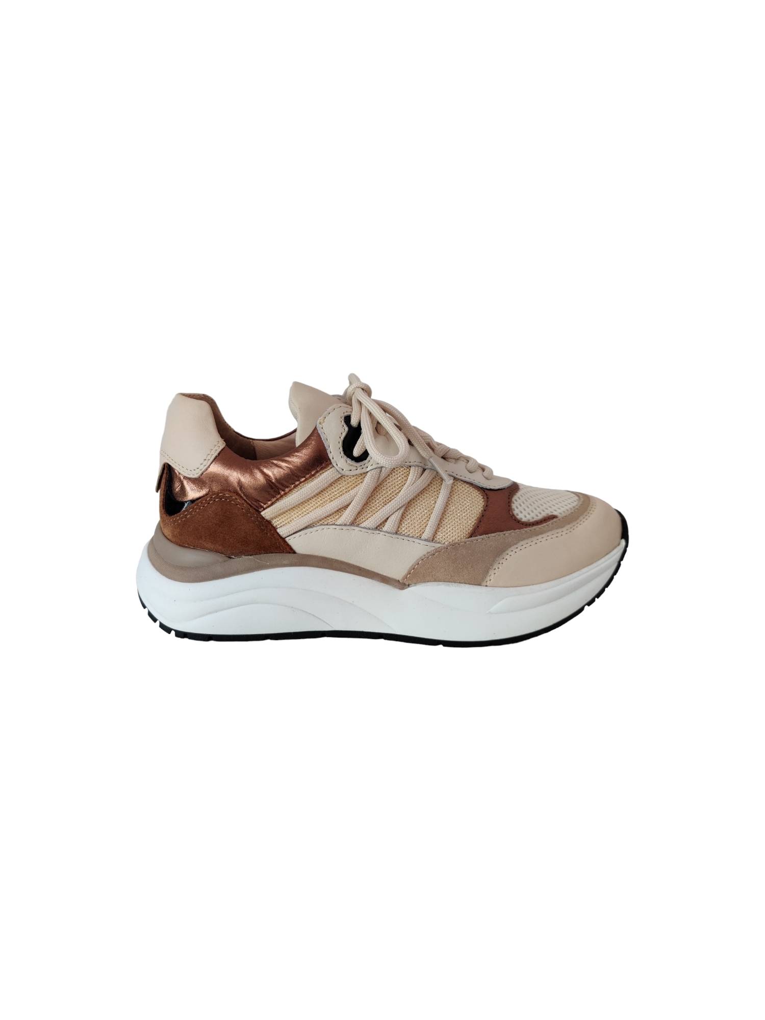 POELMAN LPCHARU-01POE2 beige sneaker - www.claessensschoenen.nl