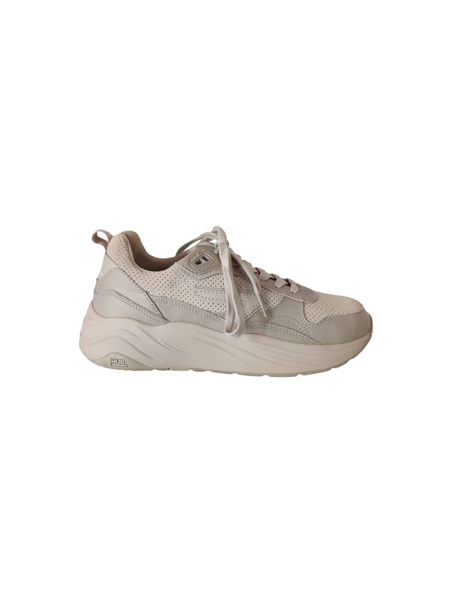 HUB GLIDE-W beige sneaker - www.claessensschoenen.nl