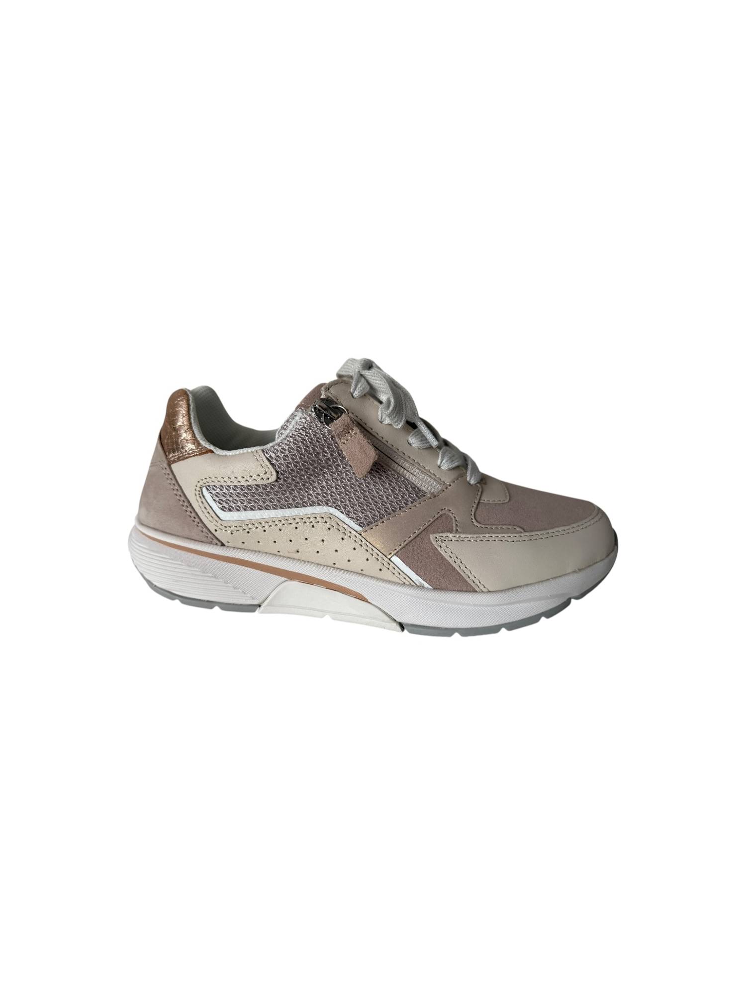 GABOR 66.878.33 beige sneaker - www.claessensschoenen.nl