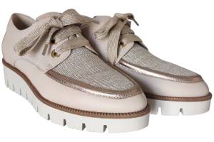 DL SPORT 6582 beige veterschoen - www.claessensschoenen.nl