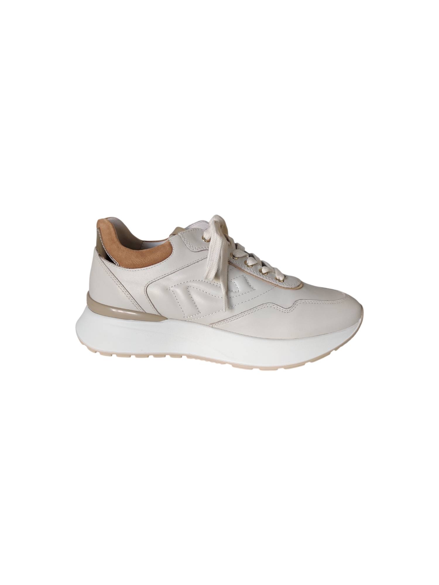 NERO GIARDINI 12884 beige sneaker - www.claessensschoenen.nl