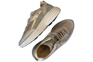 CETTI 1347 taupe sneaker - www.claessensschoenen.nl