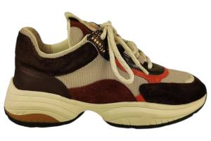 VIA VAI 62004 PEPPER bruin sneaker - www.claessensschoenen.nl