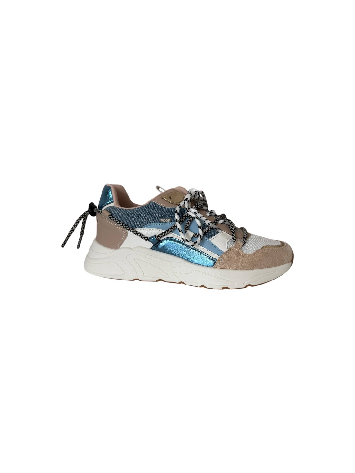 POELMAN C1852X20PSH6 blauw sneaker - www.claessensschoenen.nl