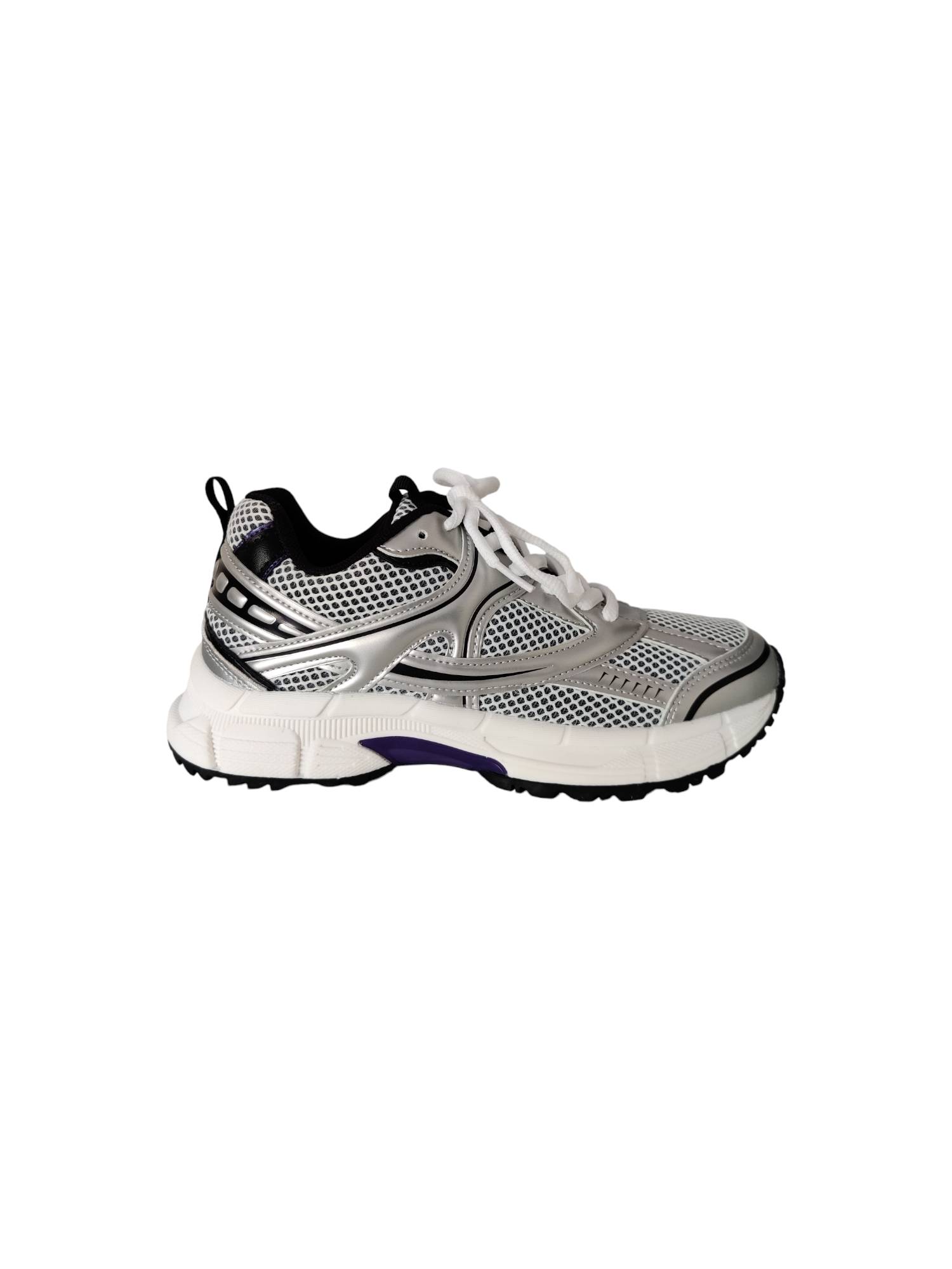 SHOECOLATE 1.24.49.315 zilver sneaker - www.claessensschoenen.nl