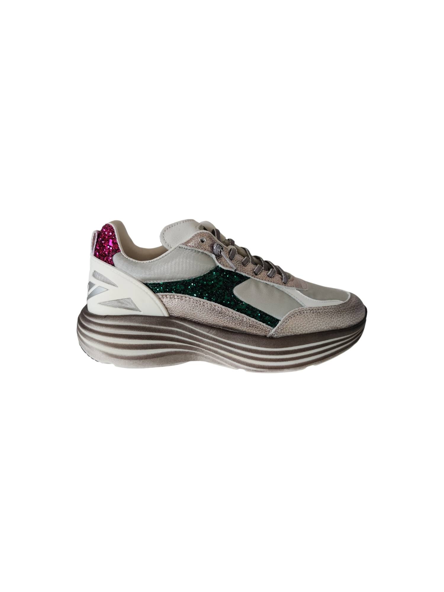 CETTI C 1347 zilver sneaker - www.claessensschoenen.nl