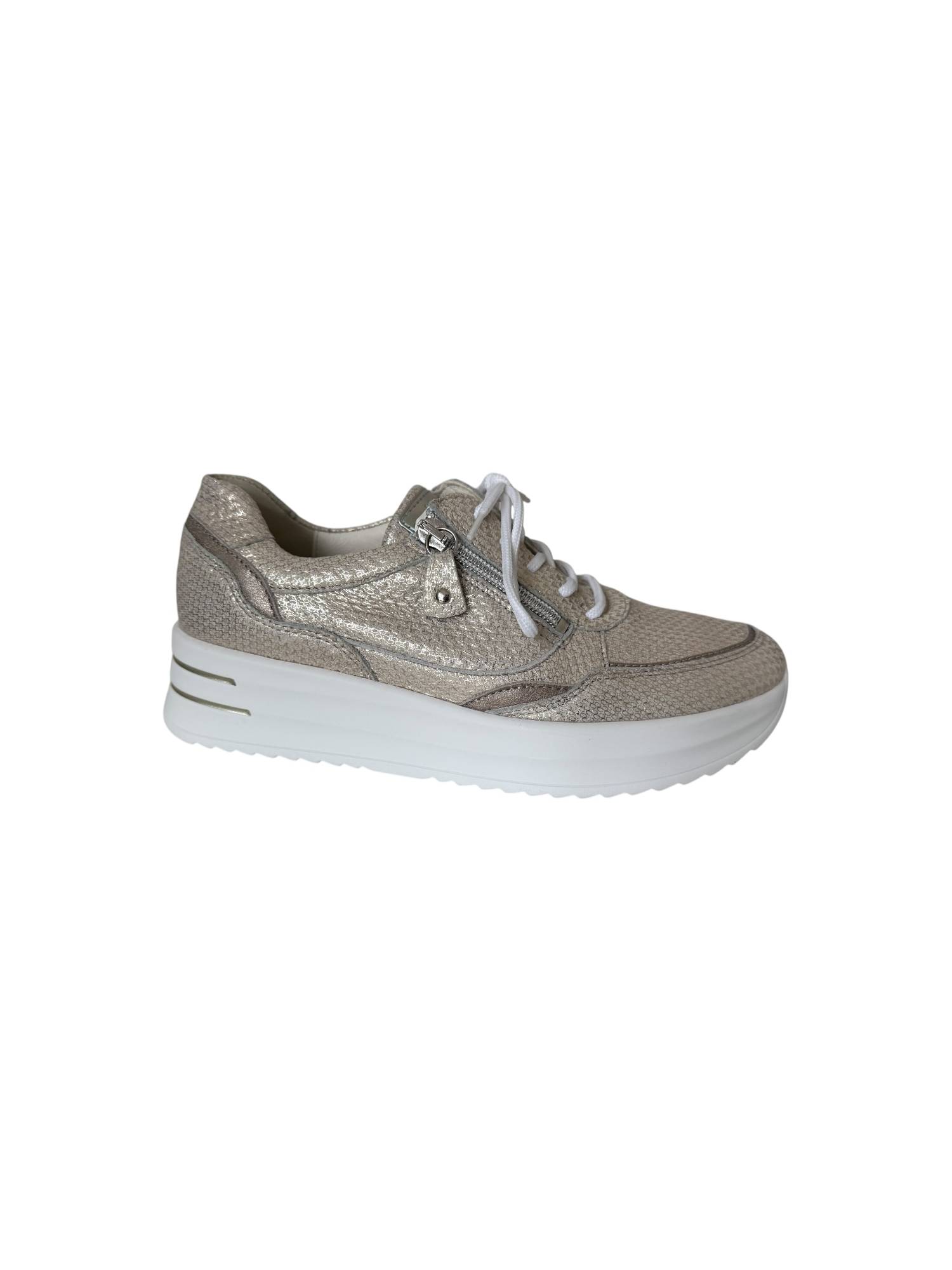 WALDLAUFER 758004-313-396 goud sneaker - www.claessensschoenen.nl