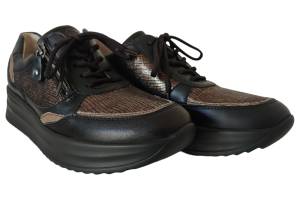 WALDLAUFER 755004 zwart sneaker - www.claessensschoenen.nl