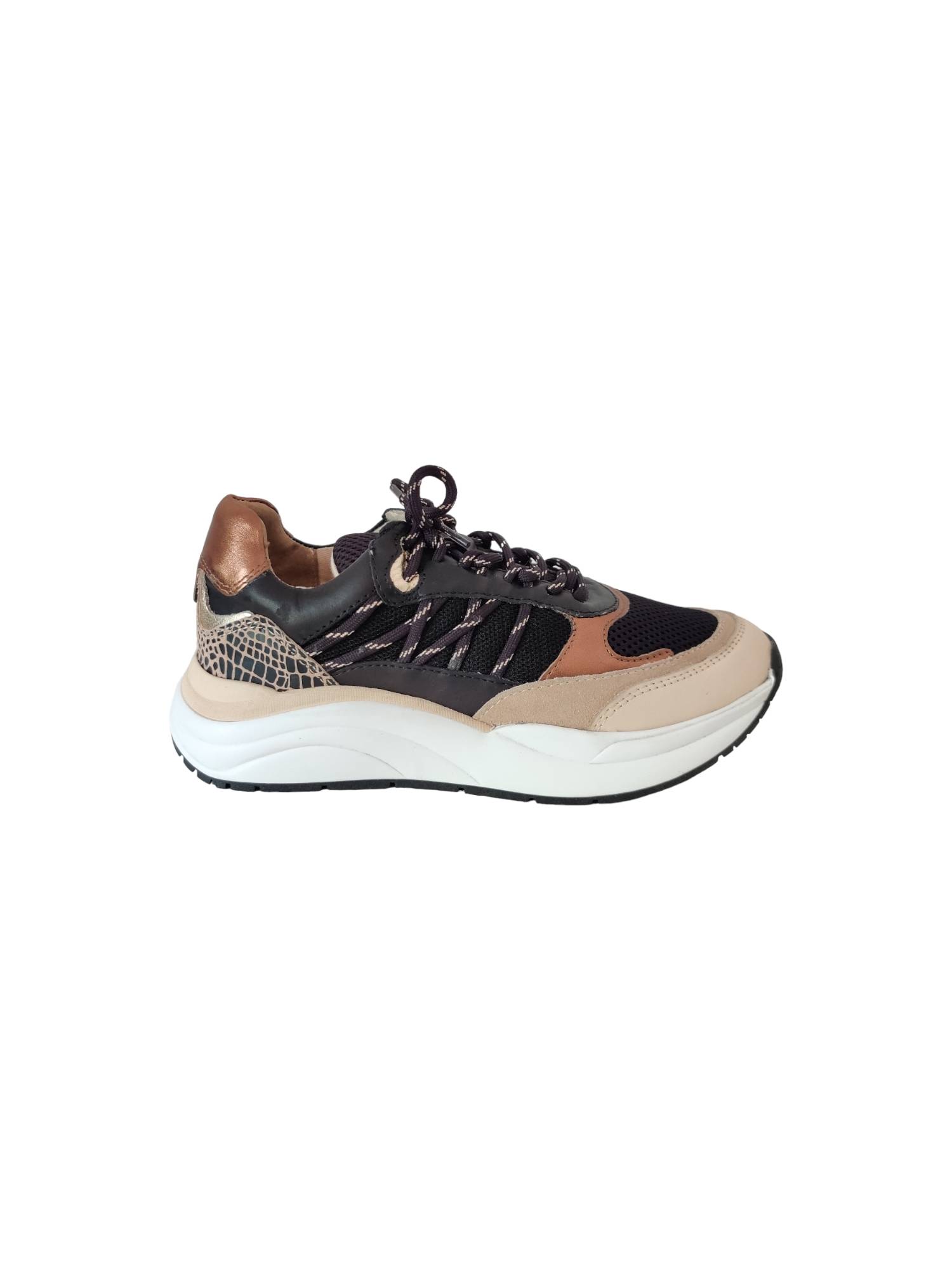 POELMAN LPCHARU-01POE zwart sneaker - www.claessensschoenen.nl