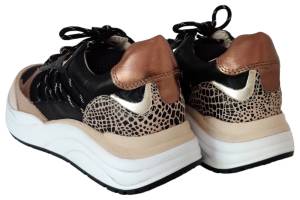 POELMAN LPCHARU-01POE zwart sneaker - www.claessensschoenen.nl