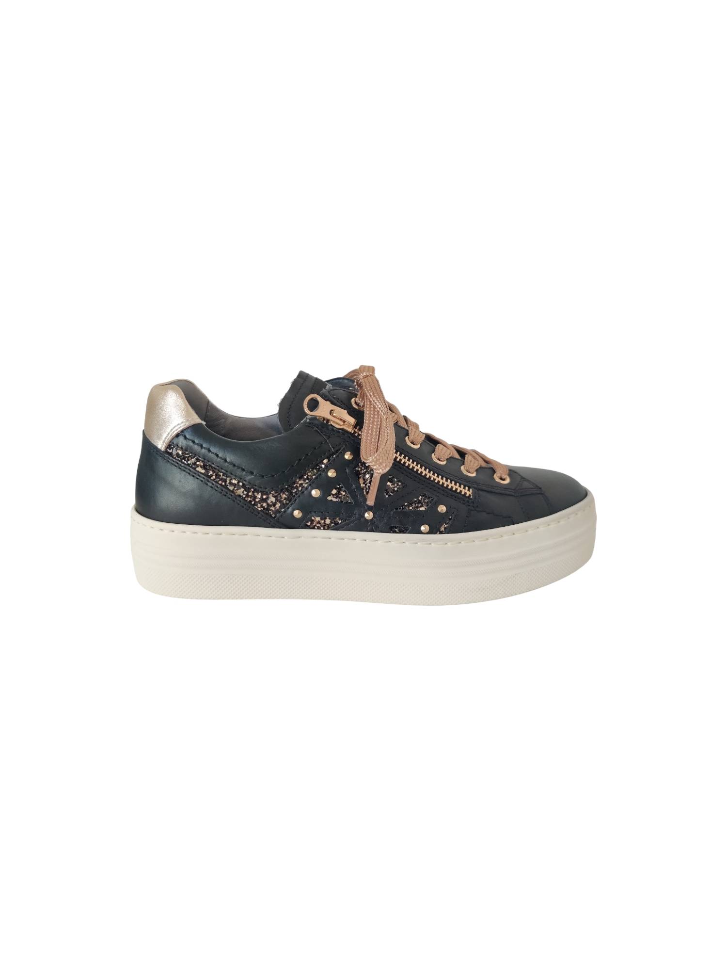 NERO GIARDINI 411610D zwart sneaker - www.claessensschoenen.nl