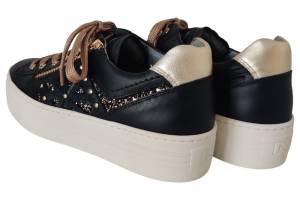 NERO GIARDINI 411610D zwart sneaker - www.claessensschoenen.nl