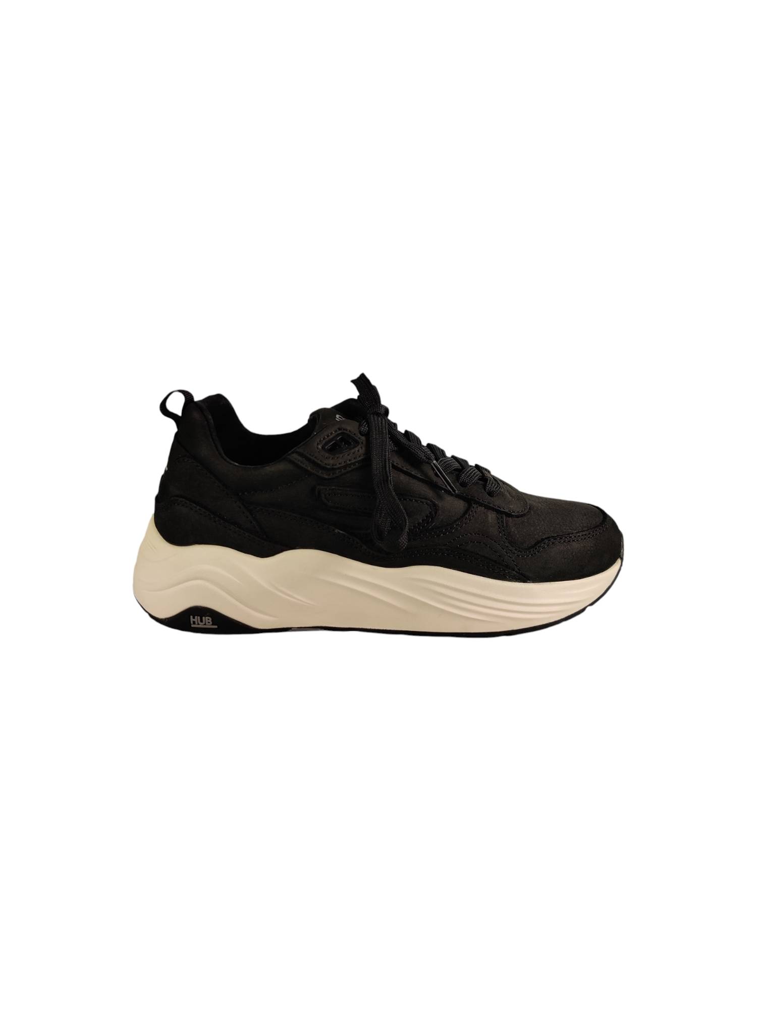 HUB GLIDE-W zwart sneaker - www.claessensschoenen.nl