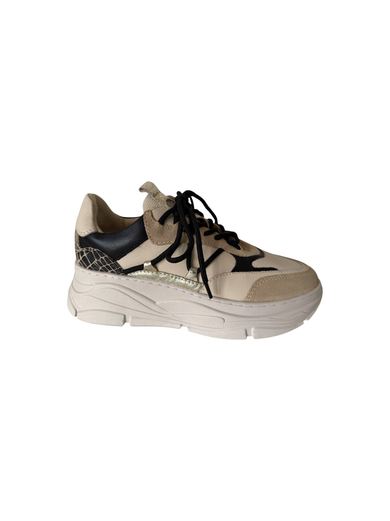 POELMAN LPJILLY-9POE1 zwart sneaker - www.claessensschoenen.nl