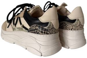 POELMAN LPJILLY-9POE1 zwart sneaker - www.claessensschoenen.nl