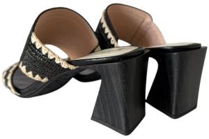 HISPANITAS HV253946 zwart slippers - www.claessensschoenen.nl