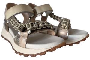 HISPANITAS CV253898 beige sandaal - www.claessensschoenen.nl