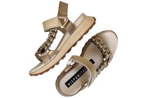 HISPANITAS CV253898 beige sandaal - www.claessensschoenen.nl