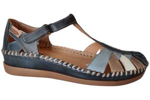 PIKOLINOS 0705C1 blauw sandaal - www.claessensschoenen.nl