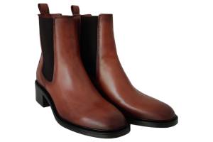 MJUS L41201 cognac korte laars - www.claessensschoenen.nl