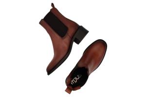 MJUS L41201 cognac korte laars - www.claessensschoenen.nl