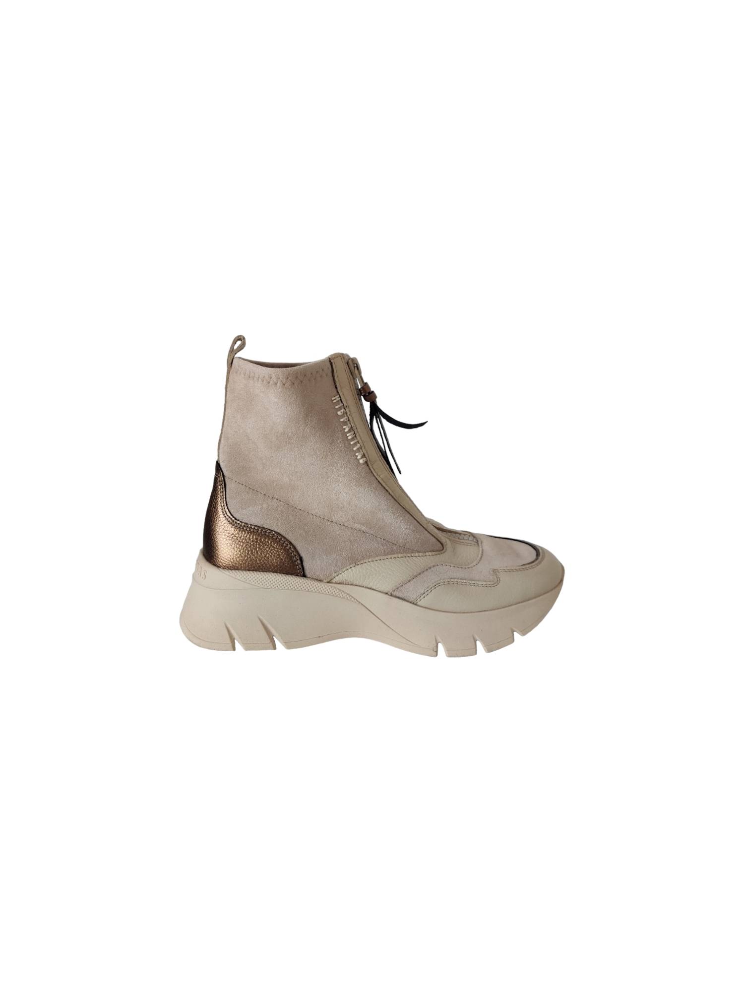 HISPANITAS H1243628 beige enkelboot - www.claessensschoenen.nl