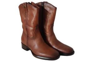 MJUS L46201 cognac lange laars - www.claessensschoenen.nl