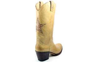 SENDRA 11086 midden beige korte laars - www.claessensschoenen.nl