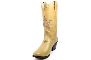 SENDRA 11086 midden beige korte laars - www.claessensschoenen.nl