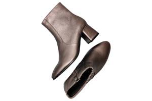 REGARDE LE CIEL MILLIE-01 brons korte laars - www.claessensschoenen.nl